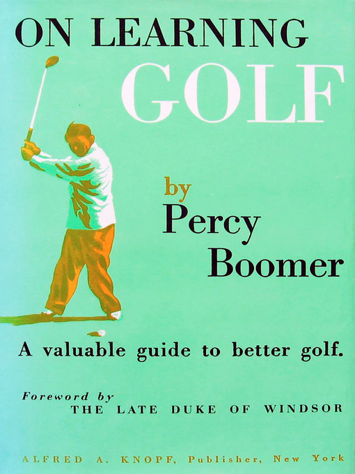Title details for On Learning Golf by Percy Boomer - Available